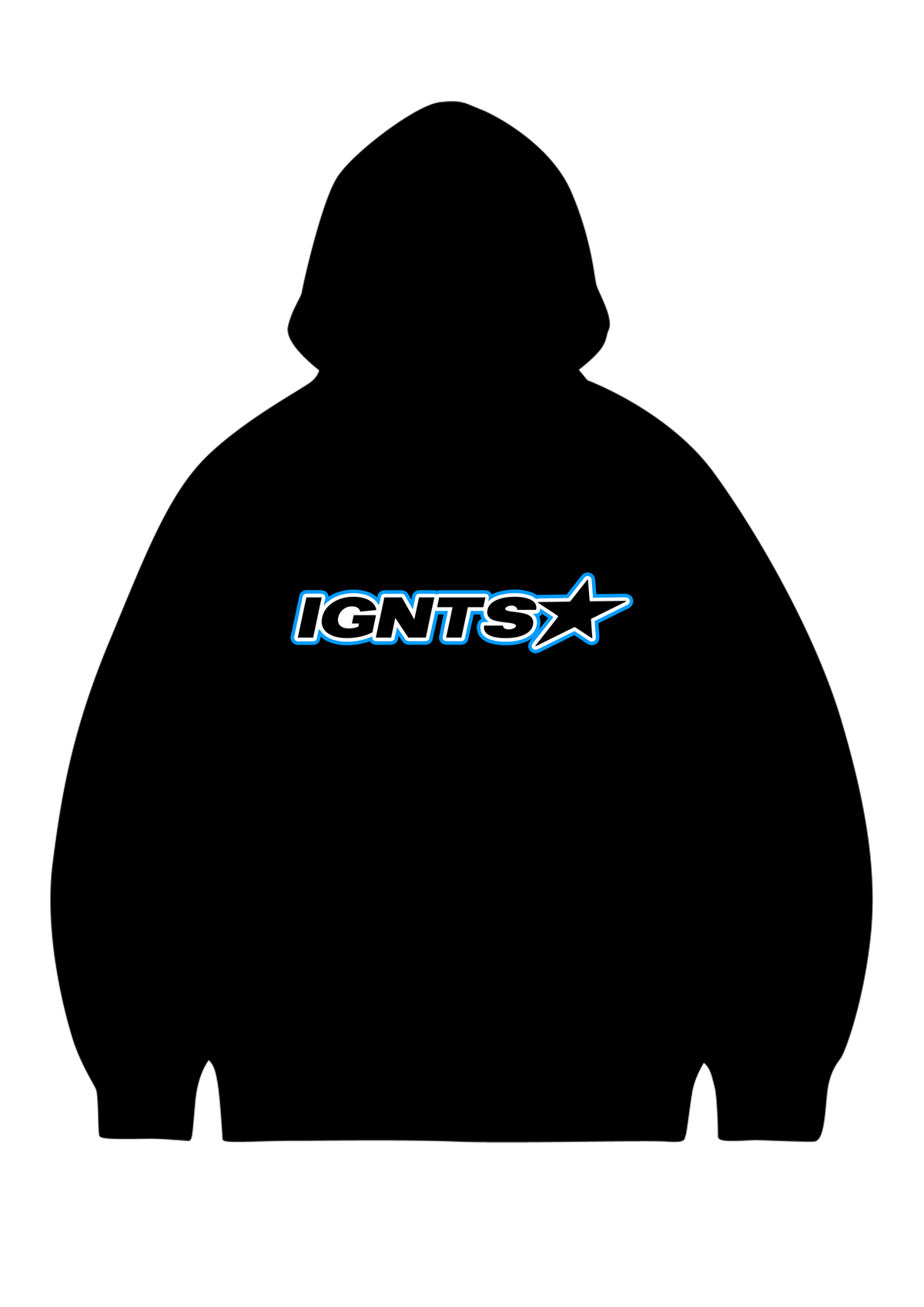 Blue star hoodie